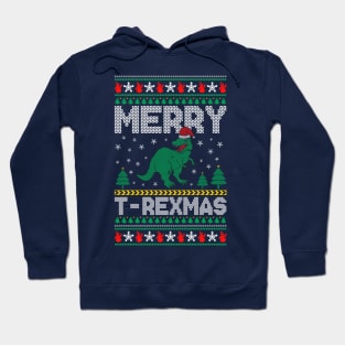 Merry T-Rex Hoodie